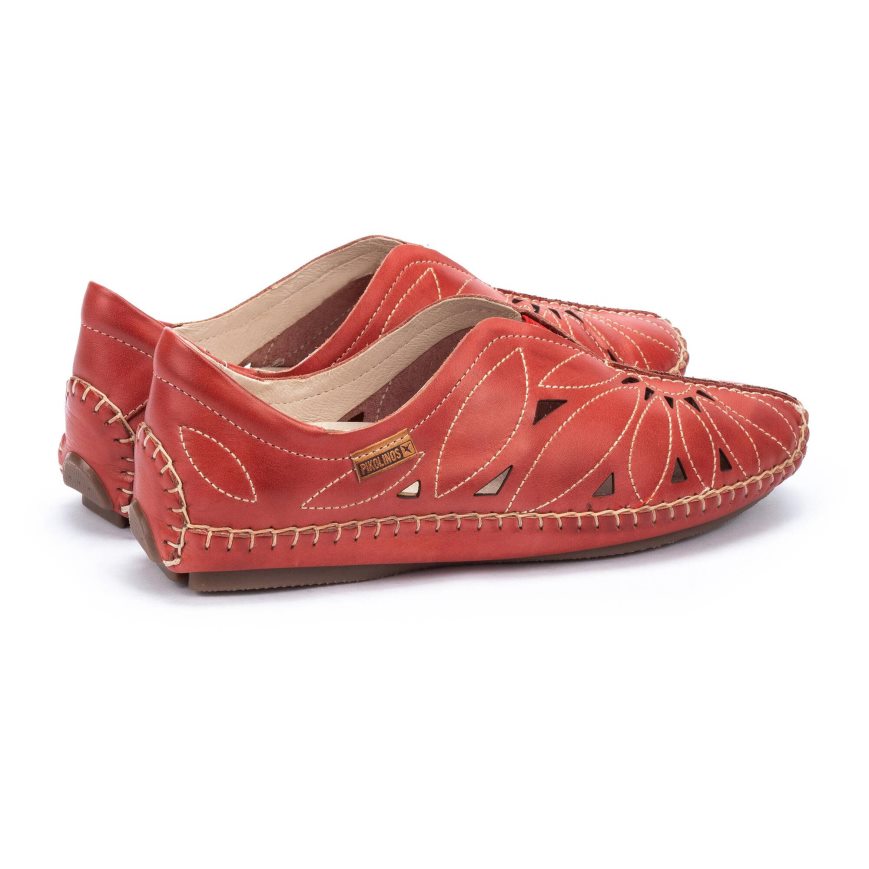 Women's Pikolinos JEREZ Moccasins Red | NZ R3815AQ